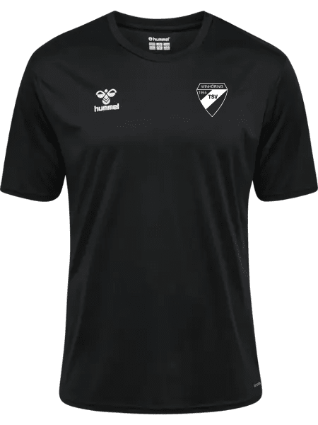 Essential Jersey S/S - Hummel / Logo, Rückenschrift und Volleyball