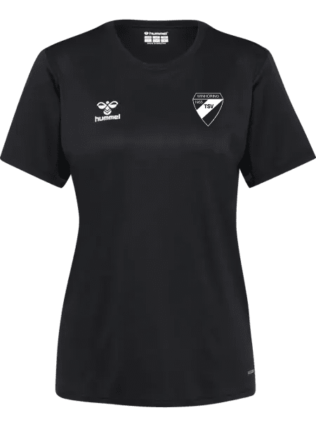 Essential Jersey S/S - Hummel / Logo, Rückenschrift und Volleyball 