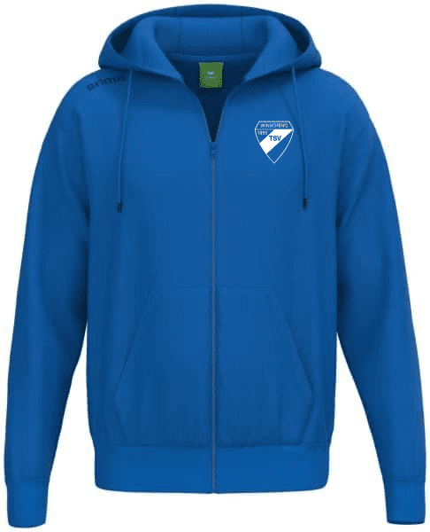 TS Kapuzensweatjacke - Erima / Logo, Rückenschriftzug, Volleyball und Name 
