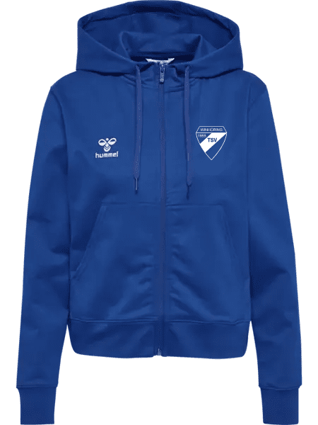 hmlGO 2.0 Zip Hoodie - Hummel / Logo, Rückenschriftzug, Volleyball und Name 