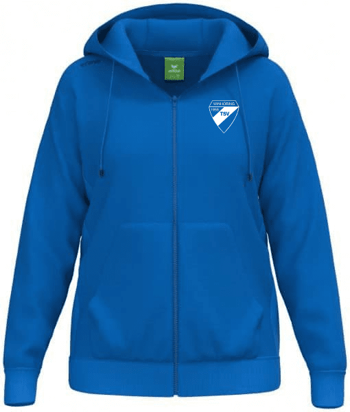 TS Kapuzensweatjacke - Erima / Logo, Rückenschriftzug, Volleyball und Name 